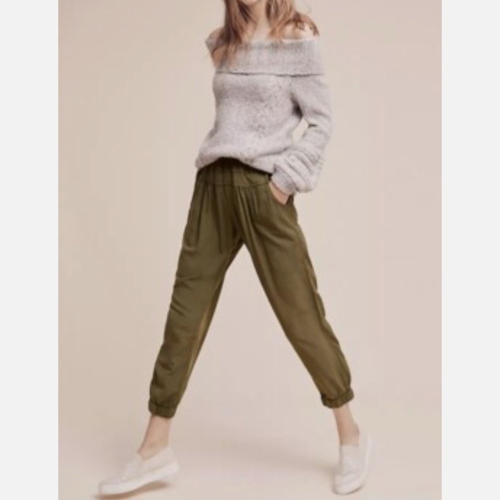 Anthropologie x Saturday Sunday Smocked Jogger Small